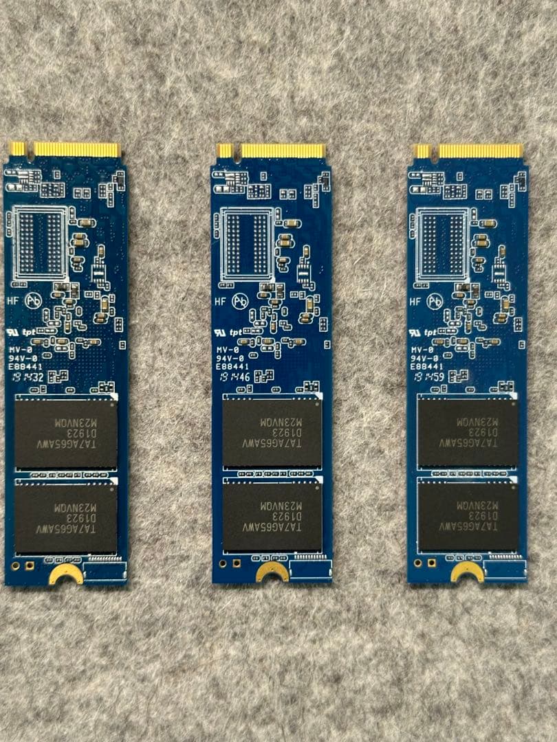 ★動作確認済★ Phison M.2 2280 500GB SSD 3個セット