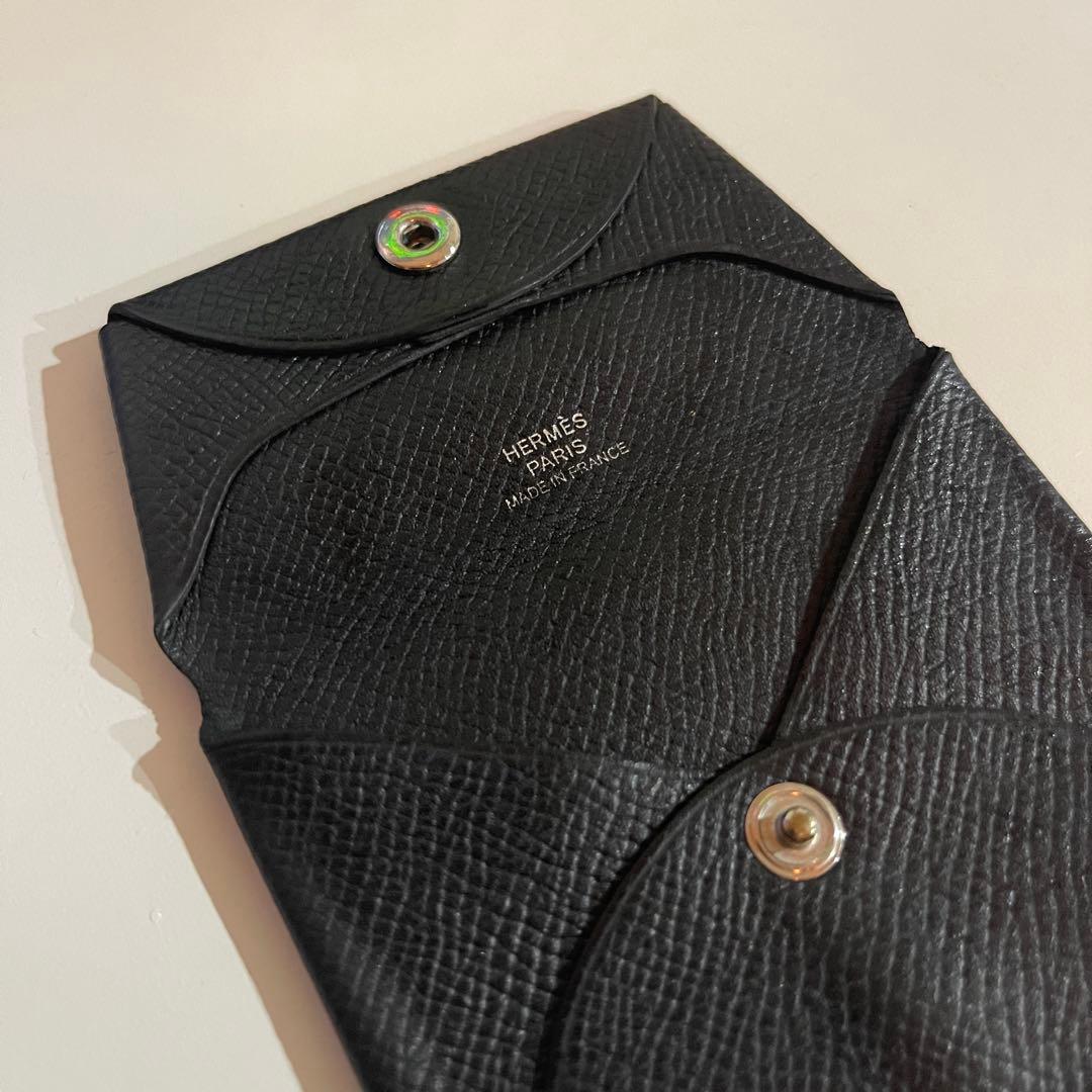 【値下げ中】HERMES ブラックレザー ケース