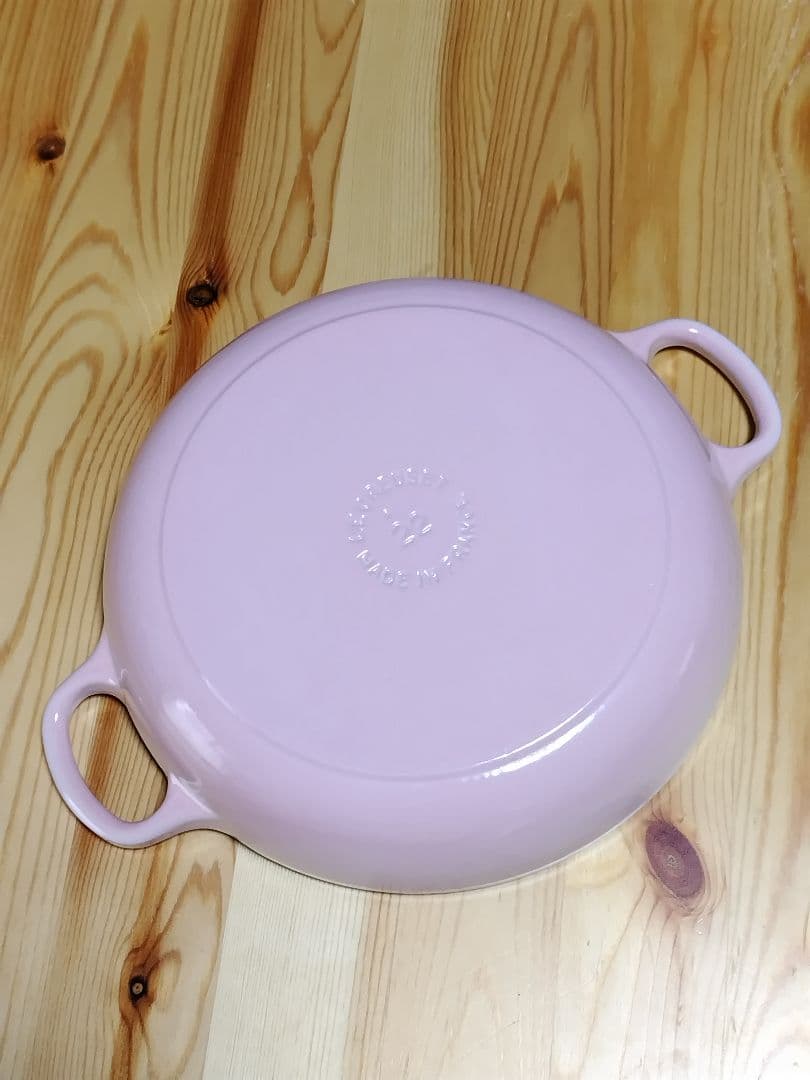 Le Creuset ピンク 両手鍋 ビュッフェ キャセロール ルクルーゼ 浅鍋