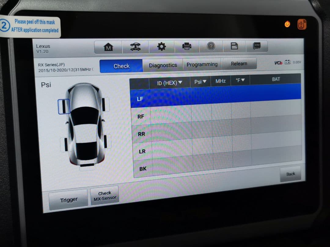 新品・日本語 AUTEL MK808S-TS OBD2診断機 TPMS機 アメ車