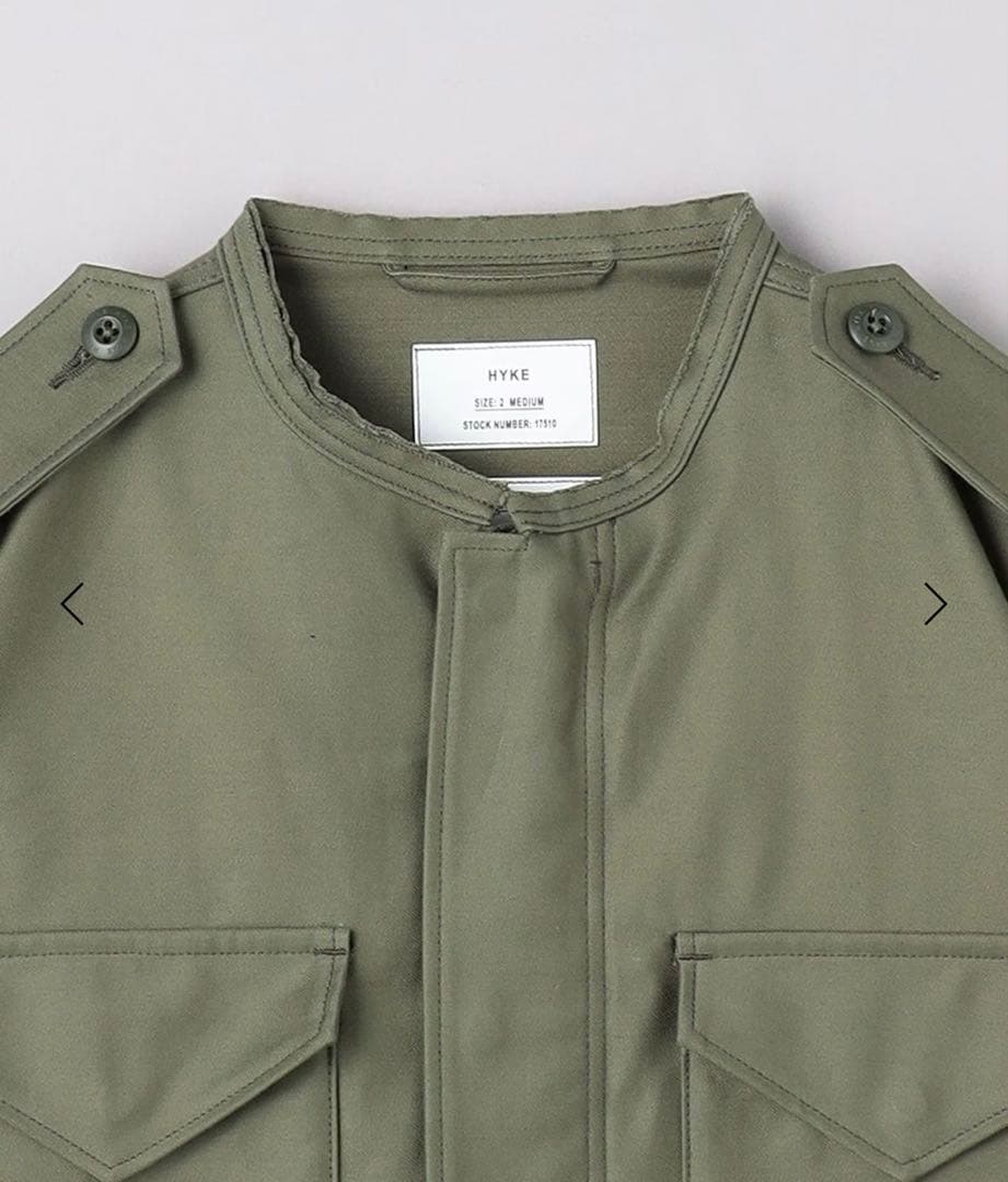 HYKE M51クロップドジャケット