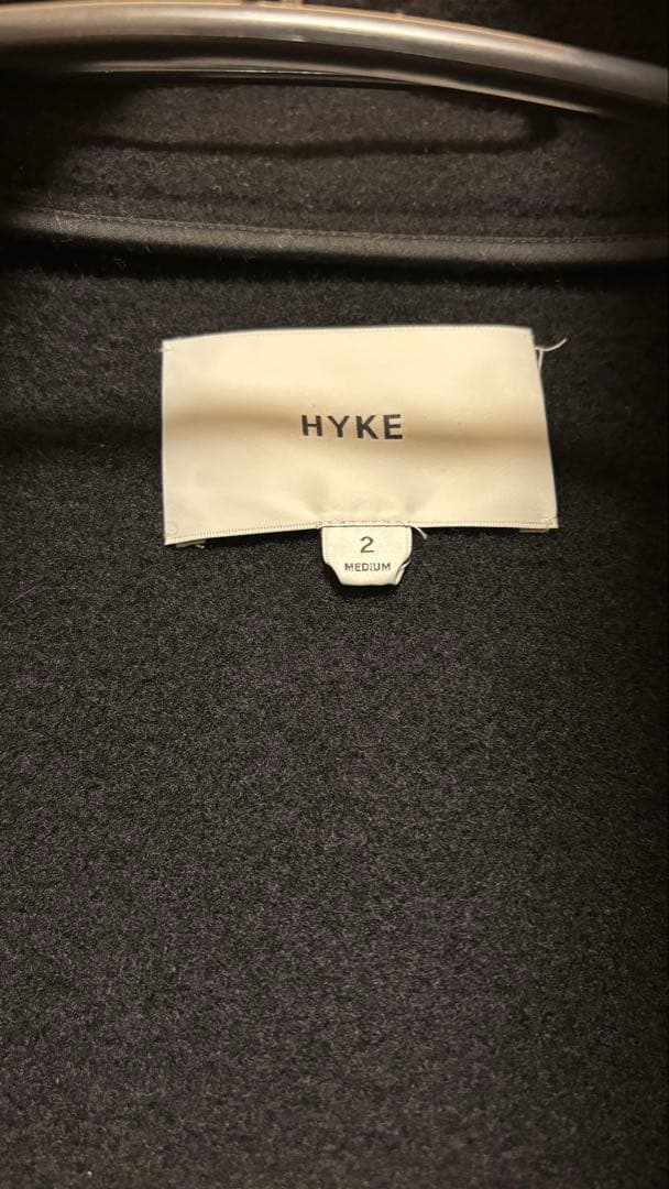 _*_様 HYKE DOUBLE FACE DUFFEL COAT ダブルフェイ