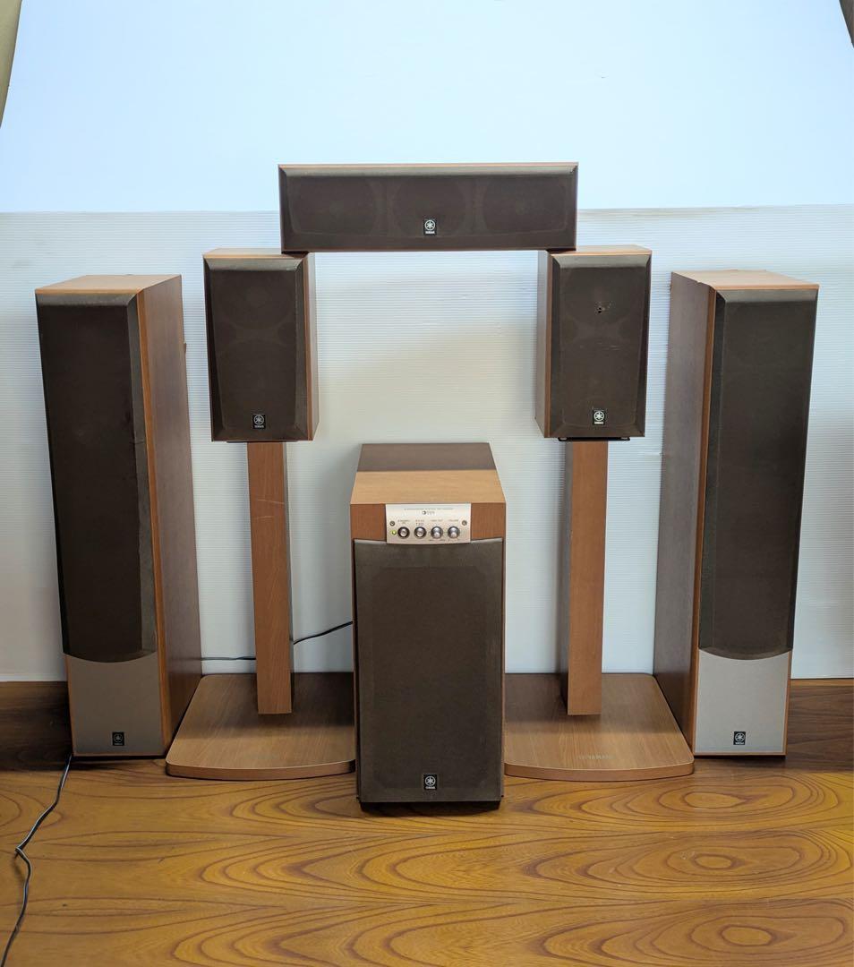 YAMAHA AVアンプ YST-SW205スピーカー 動作確認済み