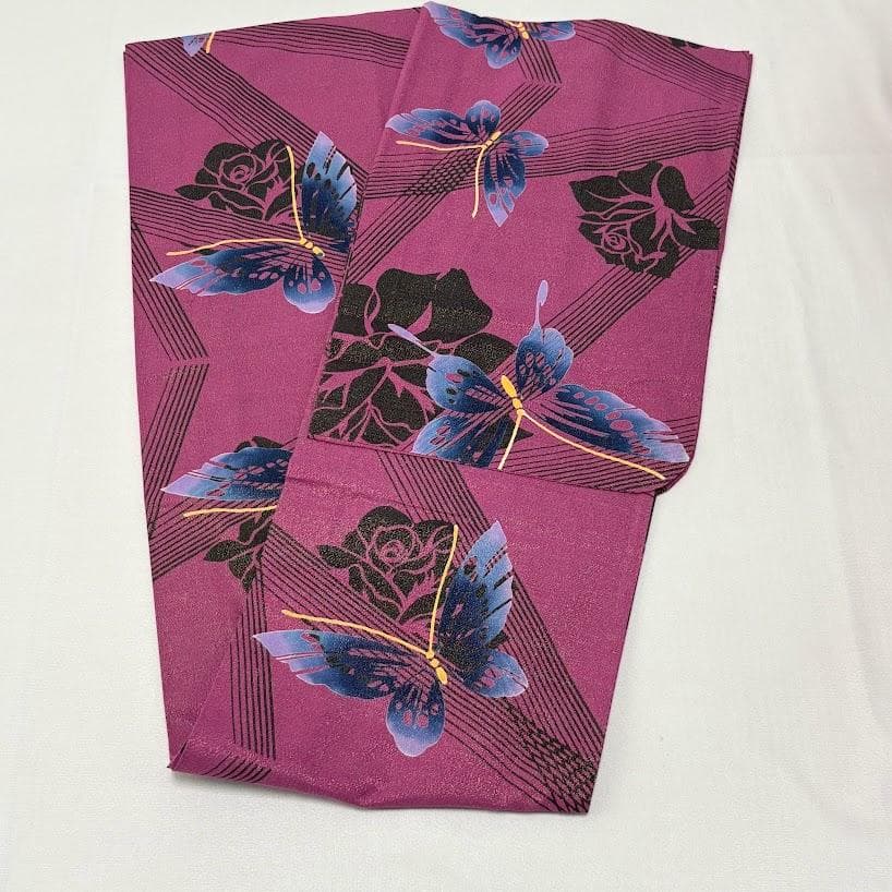 ゆりのはな　浴衣　女物　１０点　まとめ売り　未使用品～少々汚れ有り　綿　F001