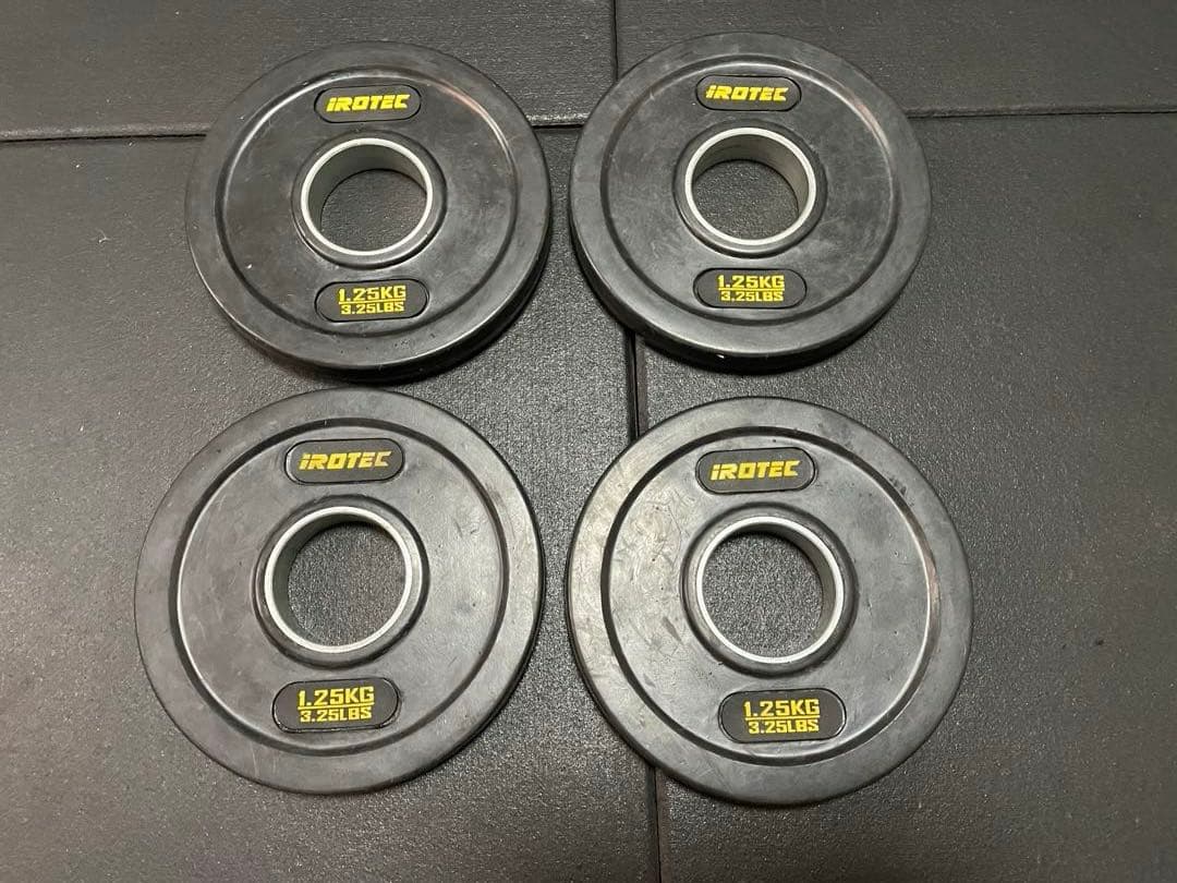 【出品②】IROTECオリンピックプレートオールラバー仕様穴径51mm