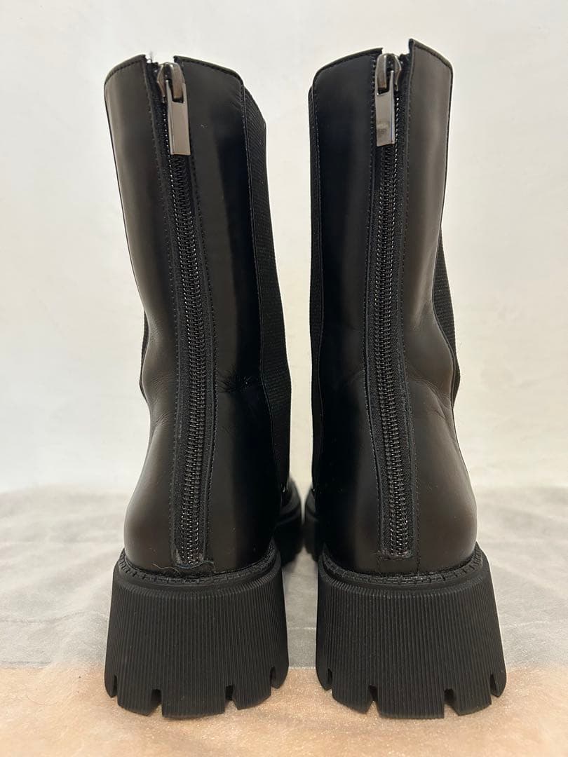 さ*ら様 Whim Gazette THE PAUSE レザーサイドゴアブーツ