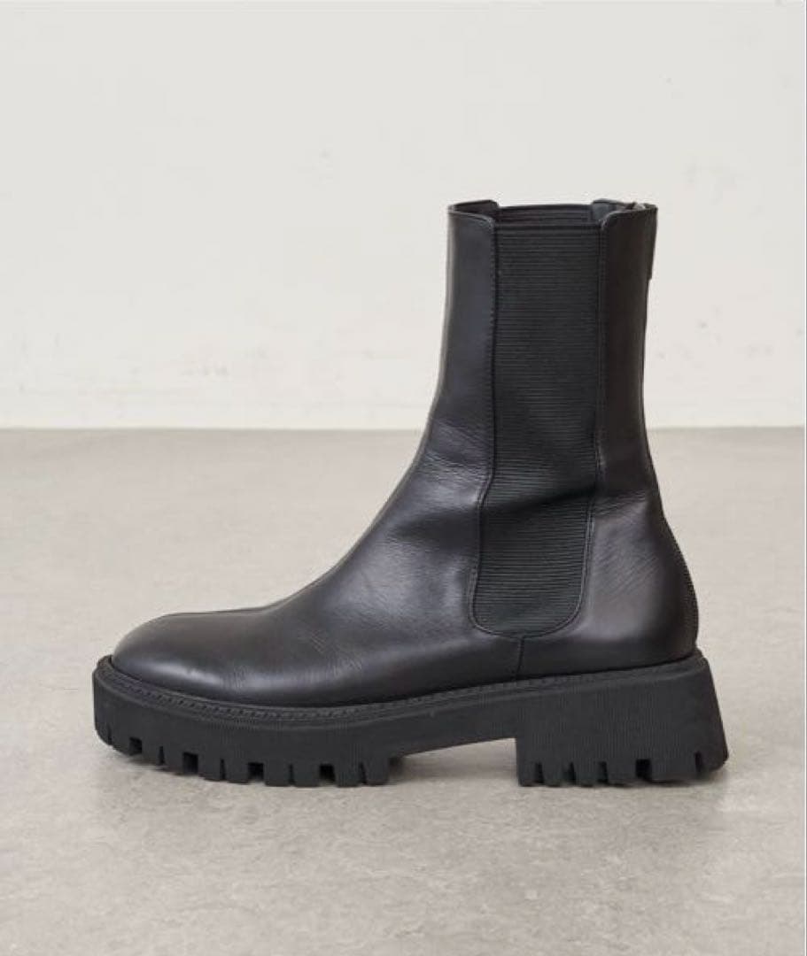 さ*ら様 Whim Gazette THE PAUSE レザーサイドゴアブーツ