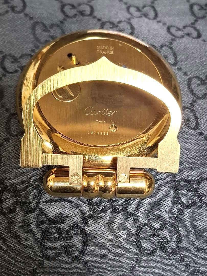 CARTIER 　カルティエトラベルウォッチ　カルティエ置き時計