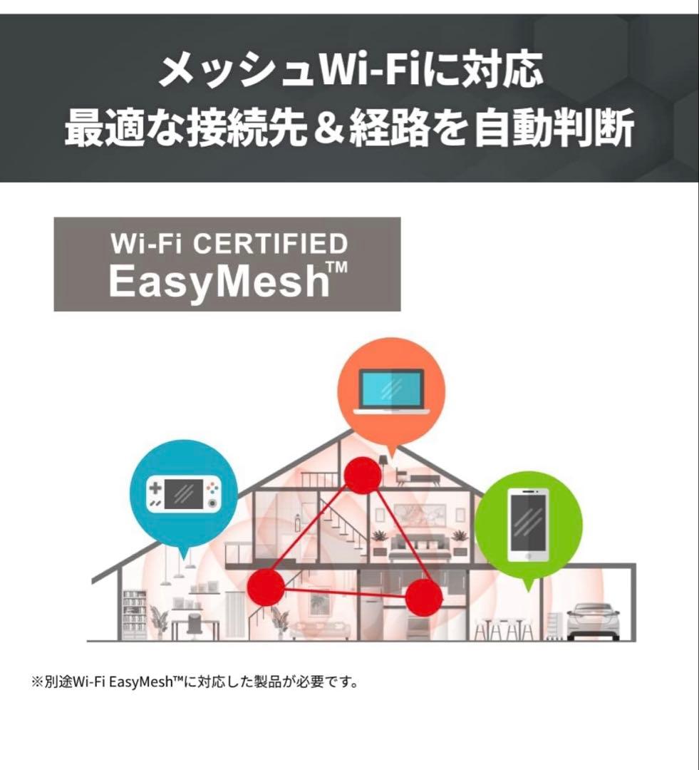 新品⭐︎WSR-6000AX8P WiFi 無線buffalo シャンパンゴールド
