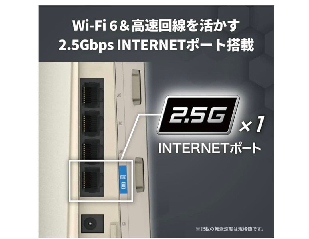 新品⭐︎WSR-6000AX8P WiFi 無線buffalo シャンパンゴールド