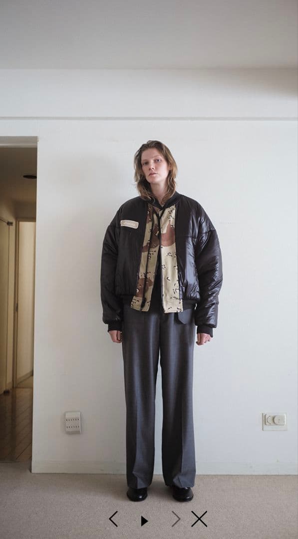 M*0様 SUNSEA　23AW Mix-up Derby Blouson