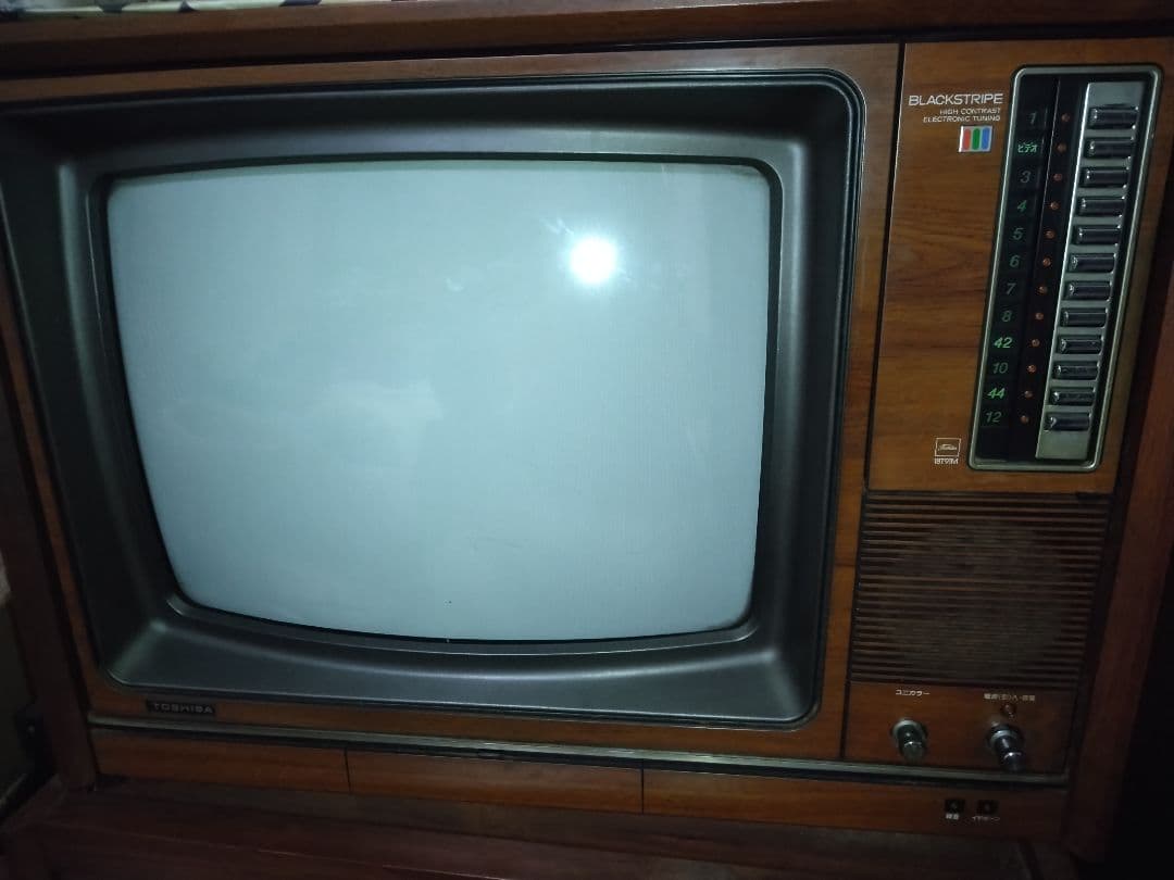 TOSHIBA BLACKSTRIPEブラウン管テレビ　18T91M