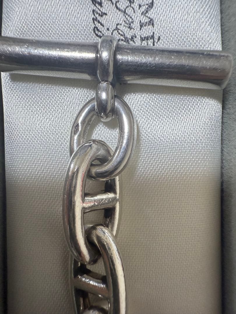 ヴィンテージ HERMES シェーヌダンクル 筆記体 GM12コマ 70s