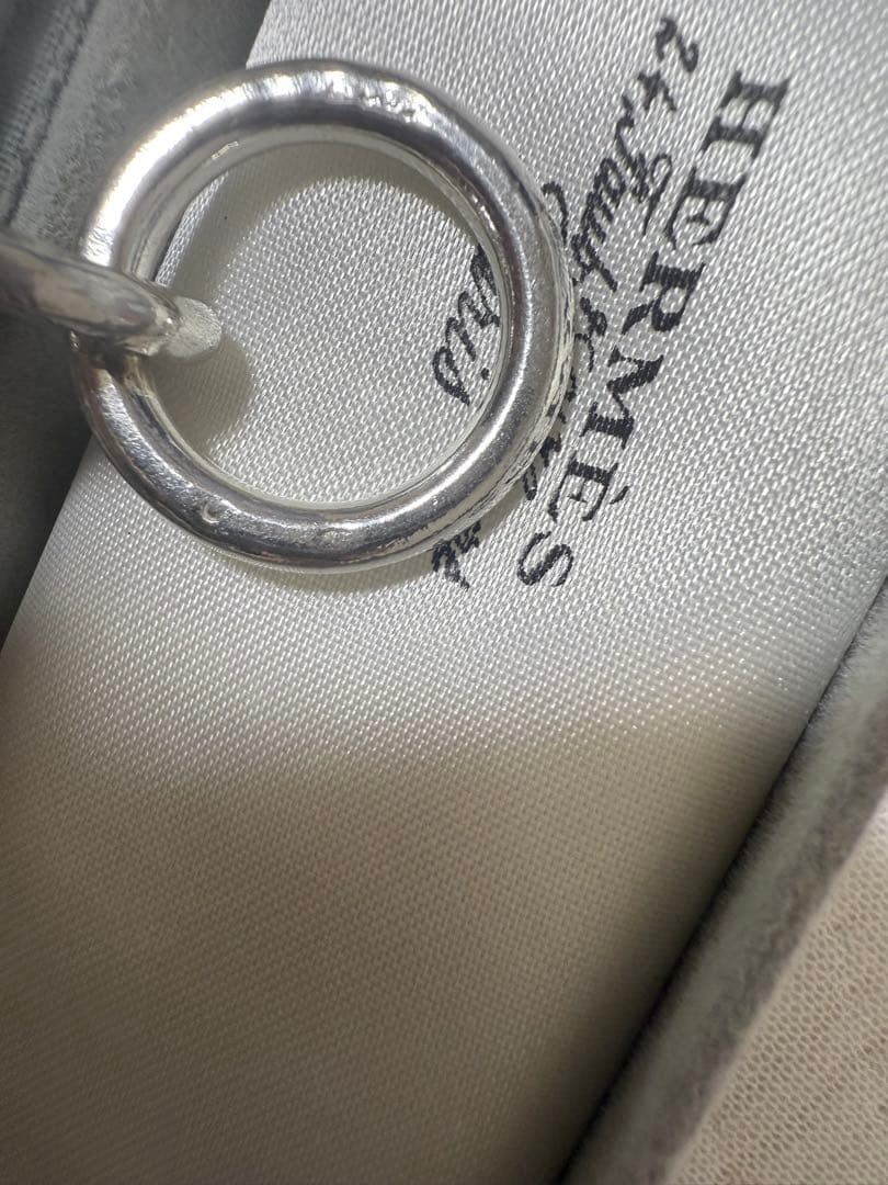 ヴィンテージ HERMES シェーヌダンクル 筆記体 GM12コマ 70s