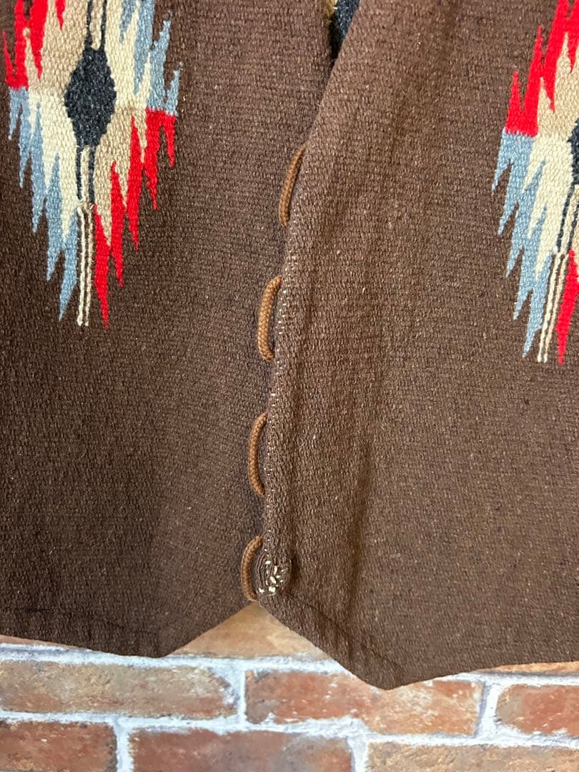 美品 JAPAN BLUE AE チマヨベスト オルテガ風　40 肉厚 アメカジ