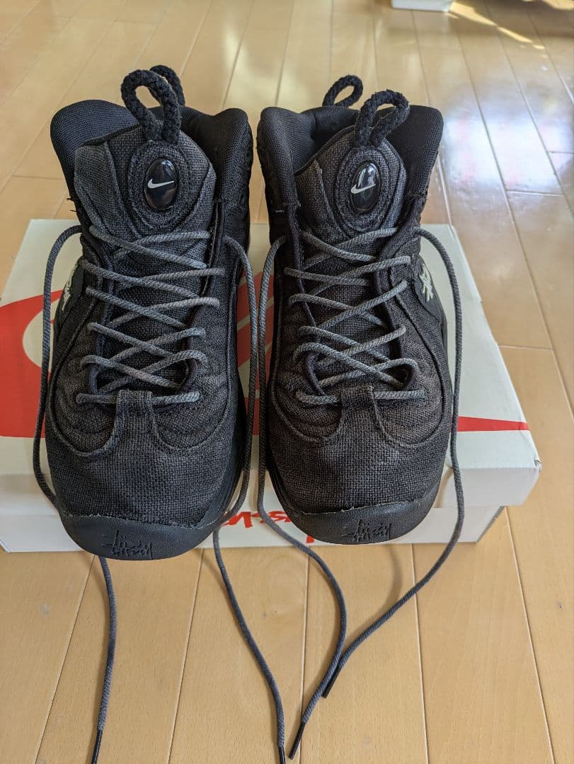 ■建国記念日値下げ　NIKE エアペニー2 stussy 27cm 紐・箱付き