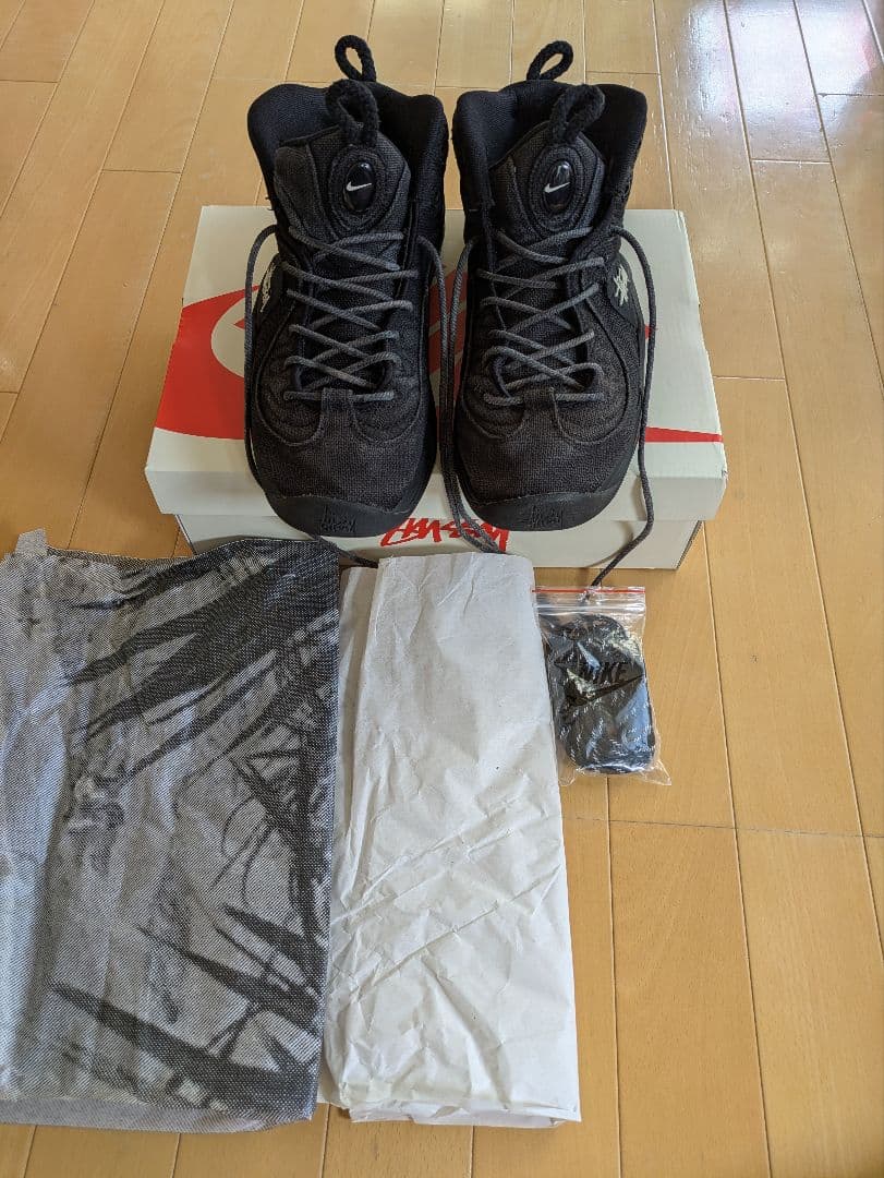 ■建国記念日値下げ　NIKE エアペニー2 stussy 27cm 紐・箱付き