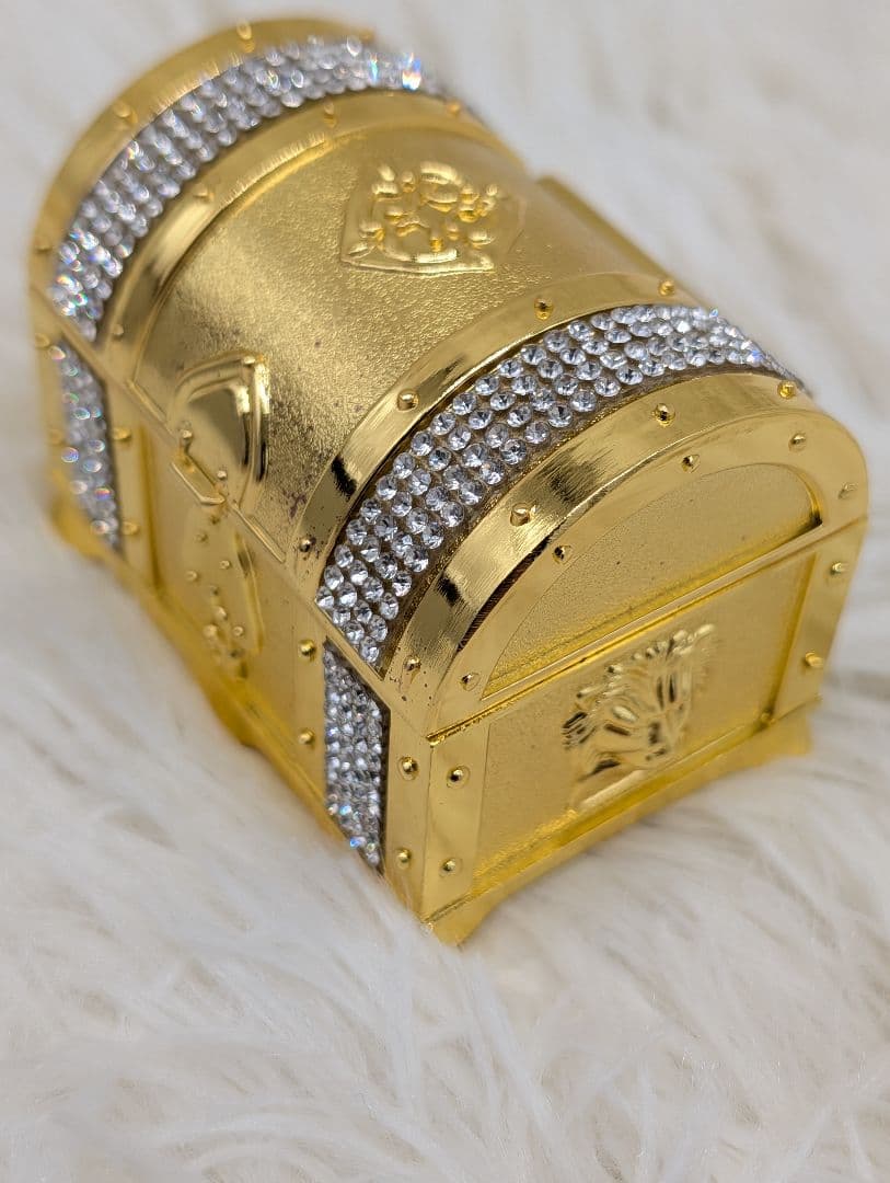 美品●ローズゴールド エタニティリング　10k 金属ケース付き