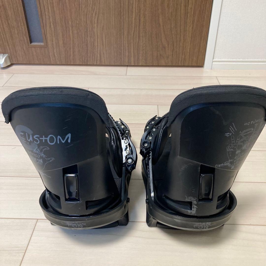 バートン　CUSTOM ブラック スノーボードビンディング