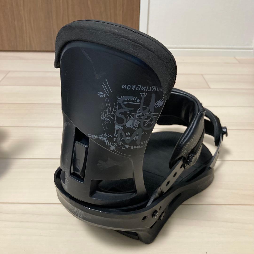 バートン　CUSTOM ブラック スノーボードビンディング