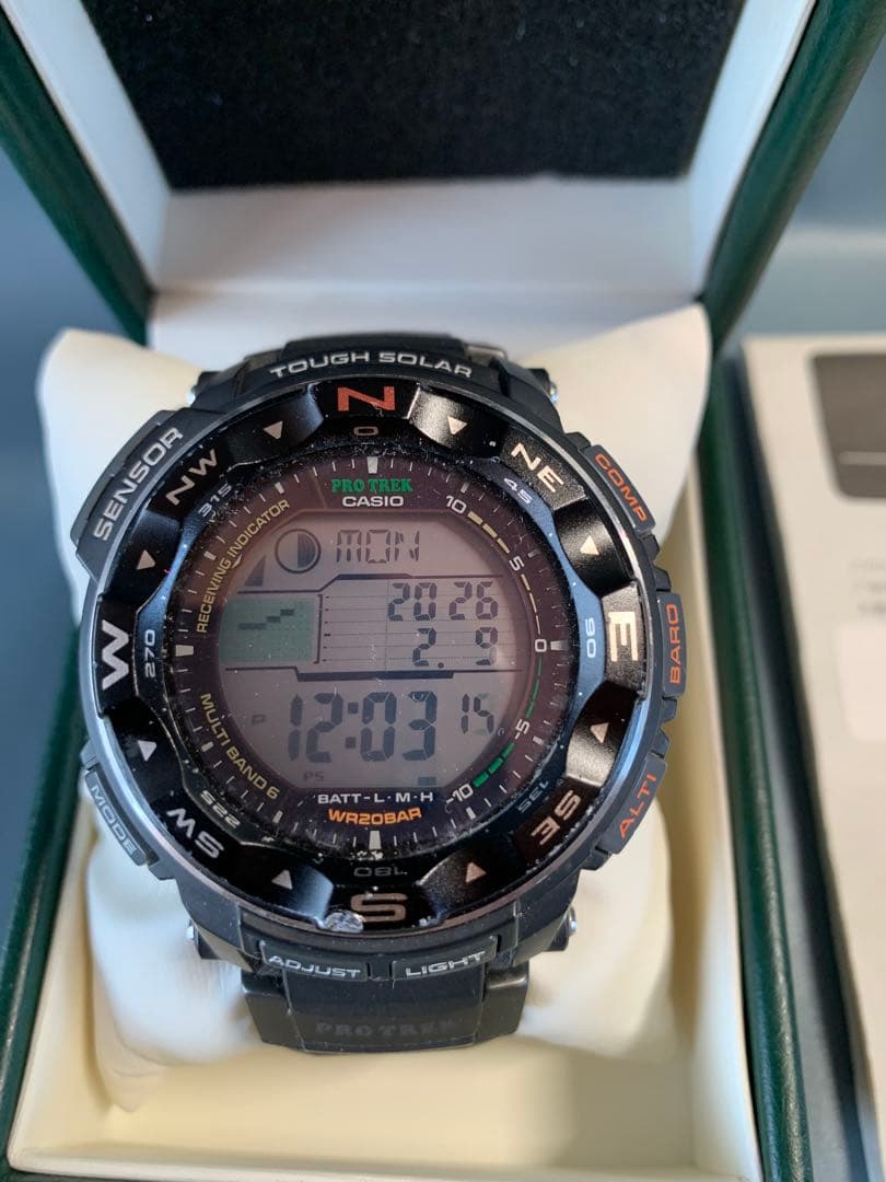 CASIOカシオPROTREK プロトレック 3258JA 電波ソーラー 腕時計