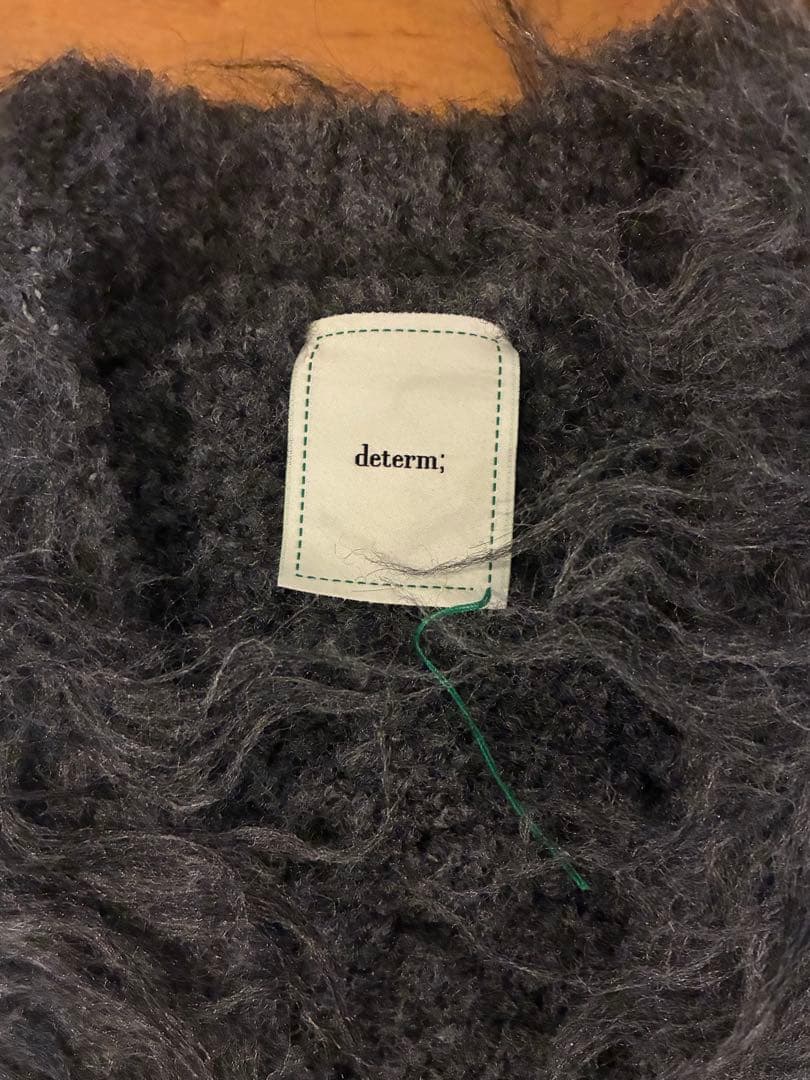 美品 determ Cropped Shaggy Cardigan カーディガン