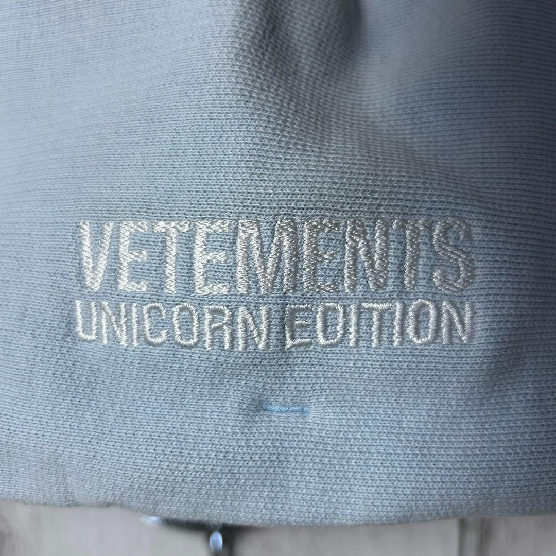 6017【即完売デザイン】ヴェトモン‪☆ユニコーンプリント入りパーカー 18SS