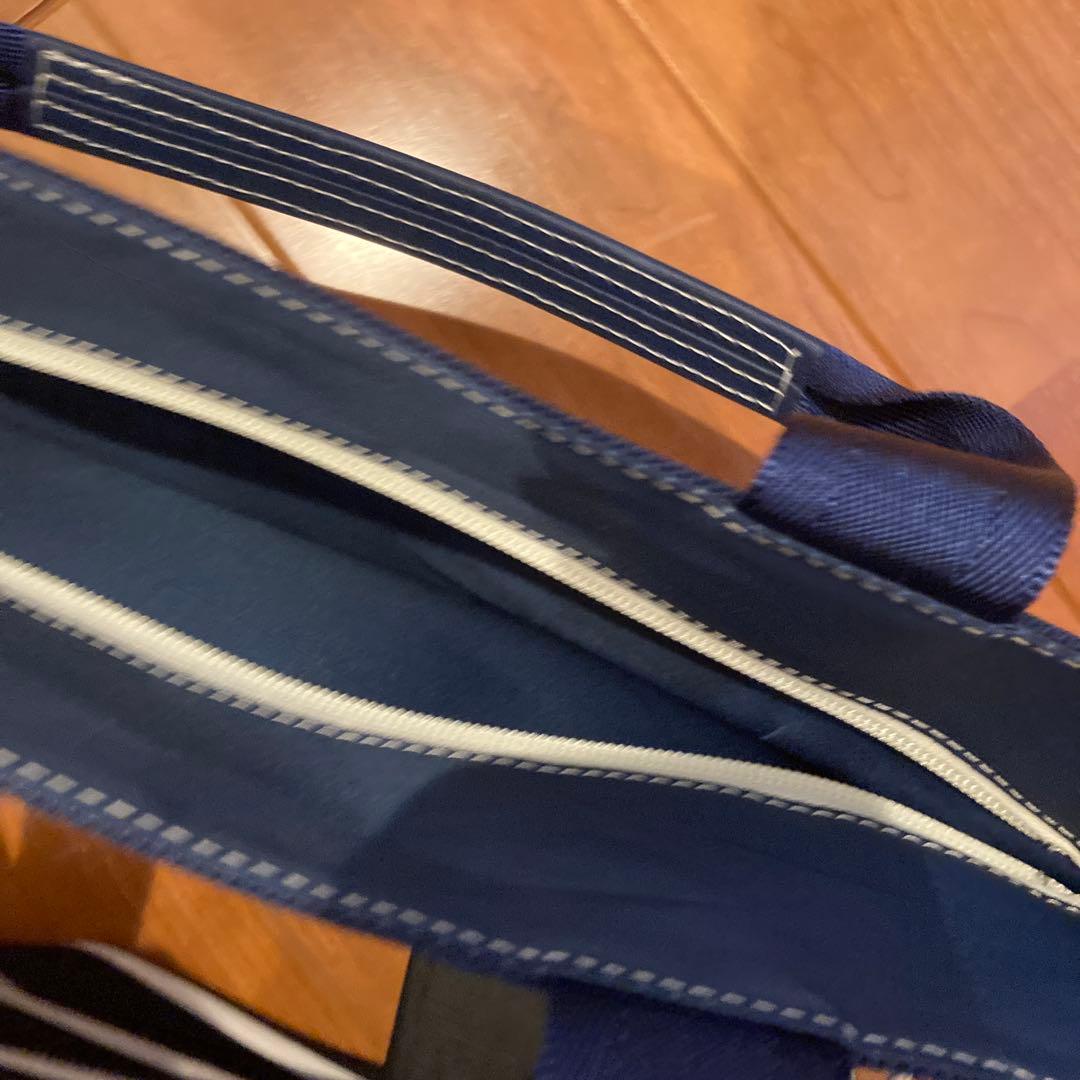 ファミリア ×JIBコラボ　familiar トートバックM ネイビー