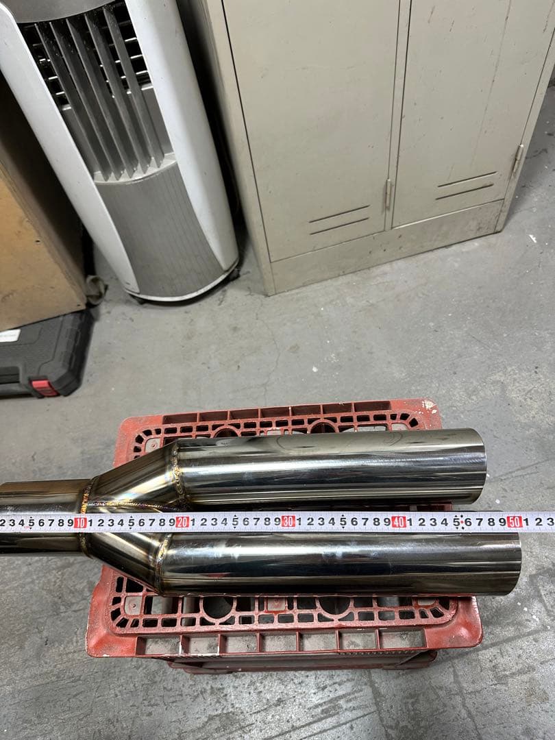 在庫処分！ワンオフマフラー オールステンレス76.3