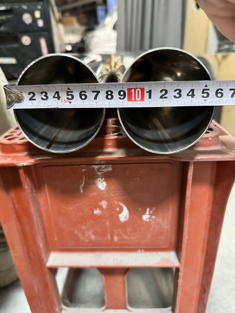 在庫処分！ワンオフマフラー オールステンレス76.3