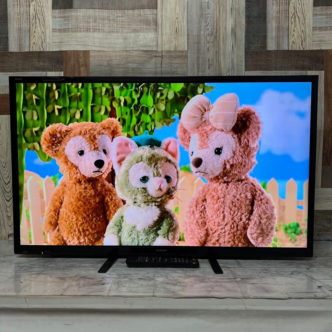 即日受渡❣️全国送料込シャープ 40型テレビ AQUOS 裏録画対応2画面表示