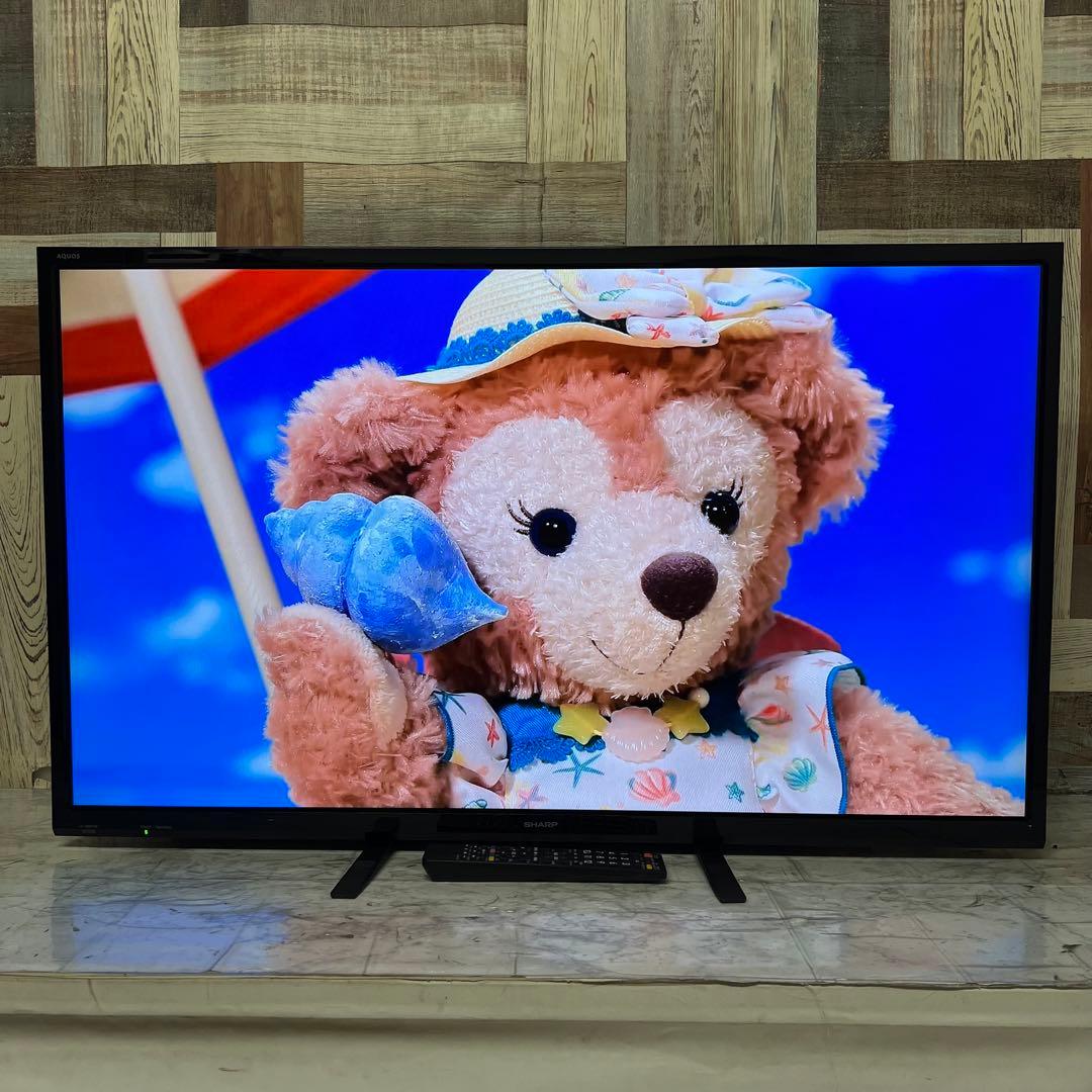 即日受渡❣️全国送料込シャープ 40型テレビ AQUOS 裏録画対応2画面表示