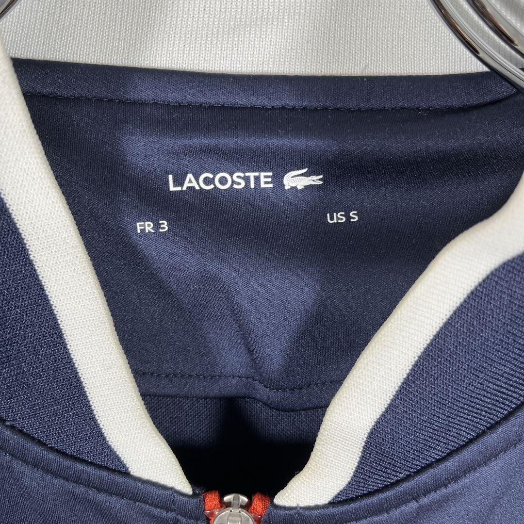 【美品】ラコステ ROLAND GARROSソリッドジップジャケットM テニス