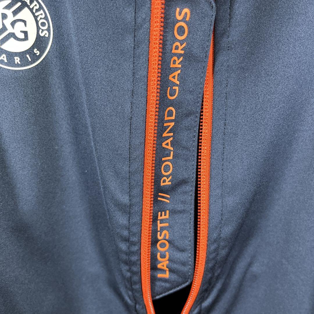 【美品】ラコステ ROLAND GARROSソリッドジップジャケットM テニス