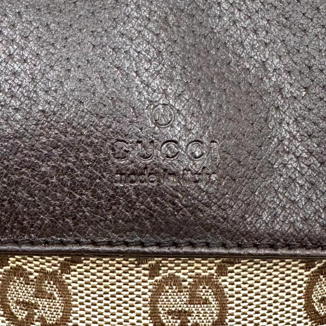 GUCCI グッチ GGキャンバス ボディバッグ ウエストバッグ シルバー金具