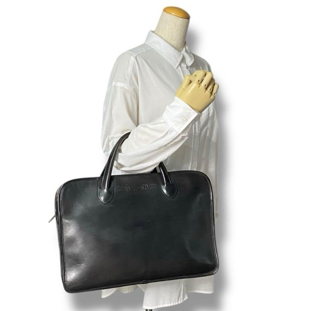 美品 フェリージ ビジネスバッグ レザー 1996 アコーディオン 廃盤 バッグ