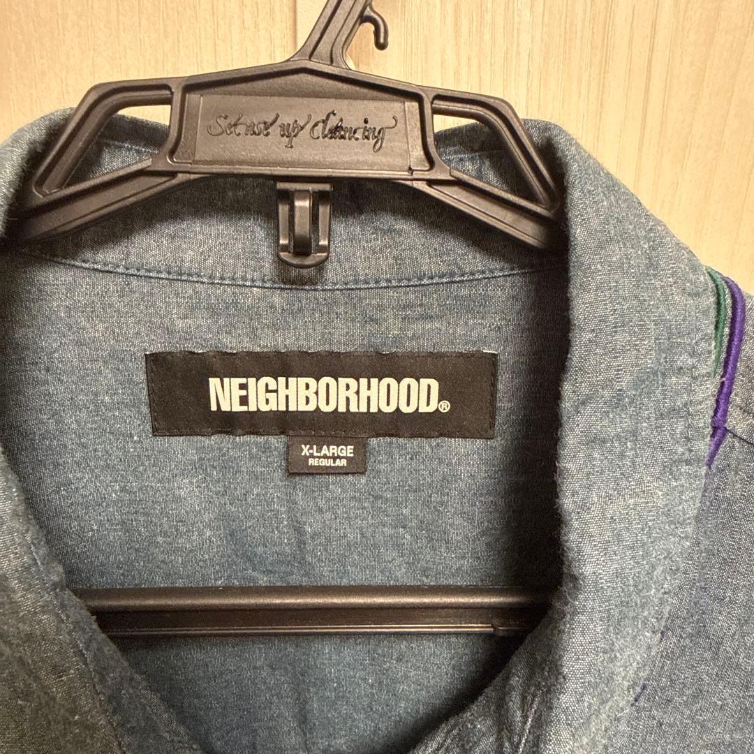 NEIGHBORHOOD デニム長袖シャツ X-LARGE