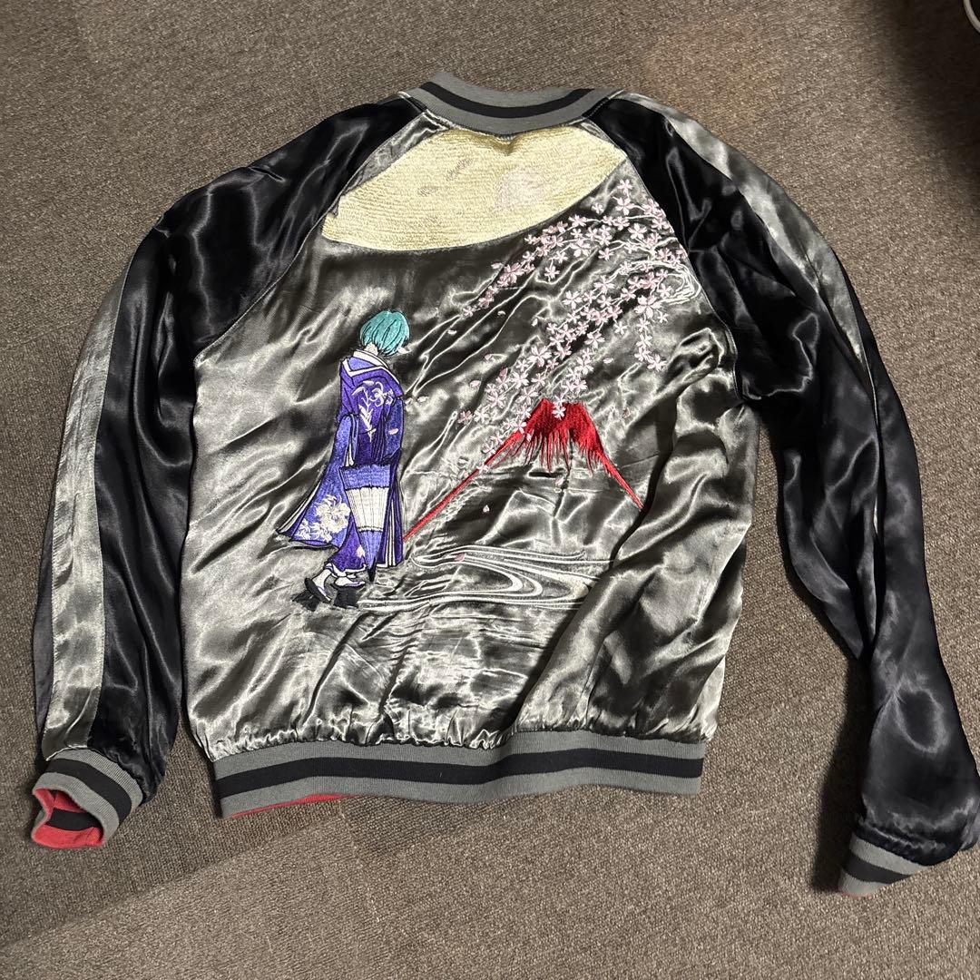 推しは御坂美琴 エヴァンゲリオン スカジャン 赤黒