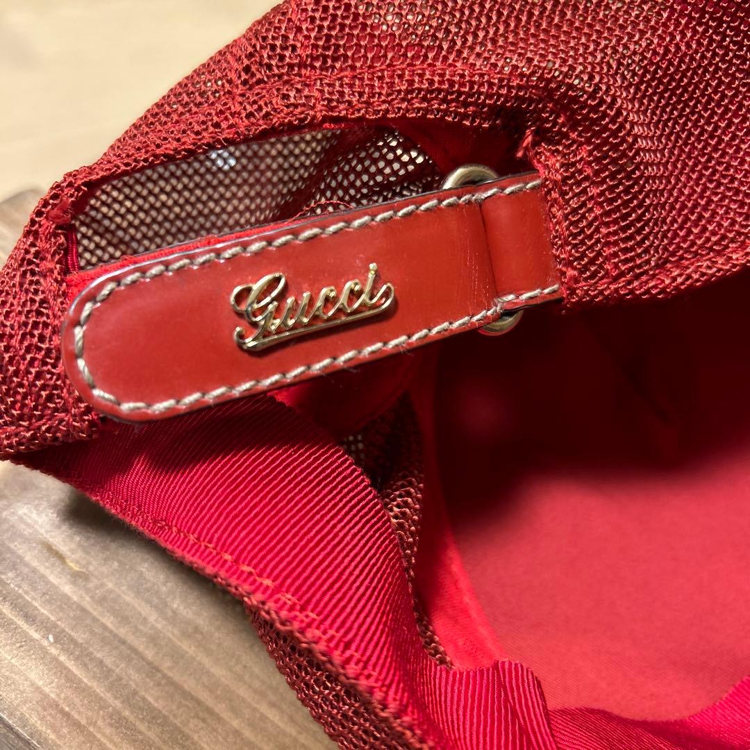 GUCCI CAP グッチ メッシュキャップ ハート ローズ 廃盤 レア 帽子