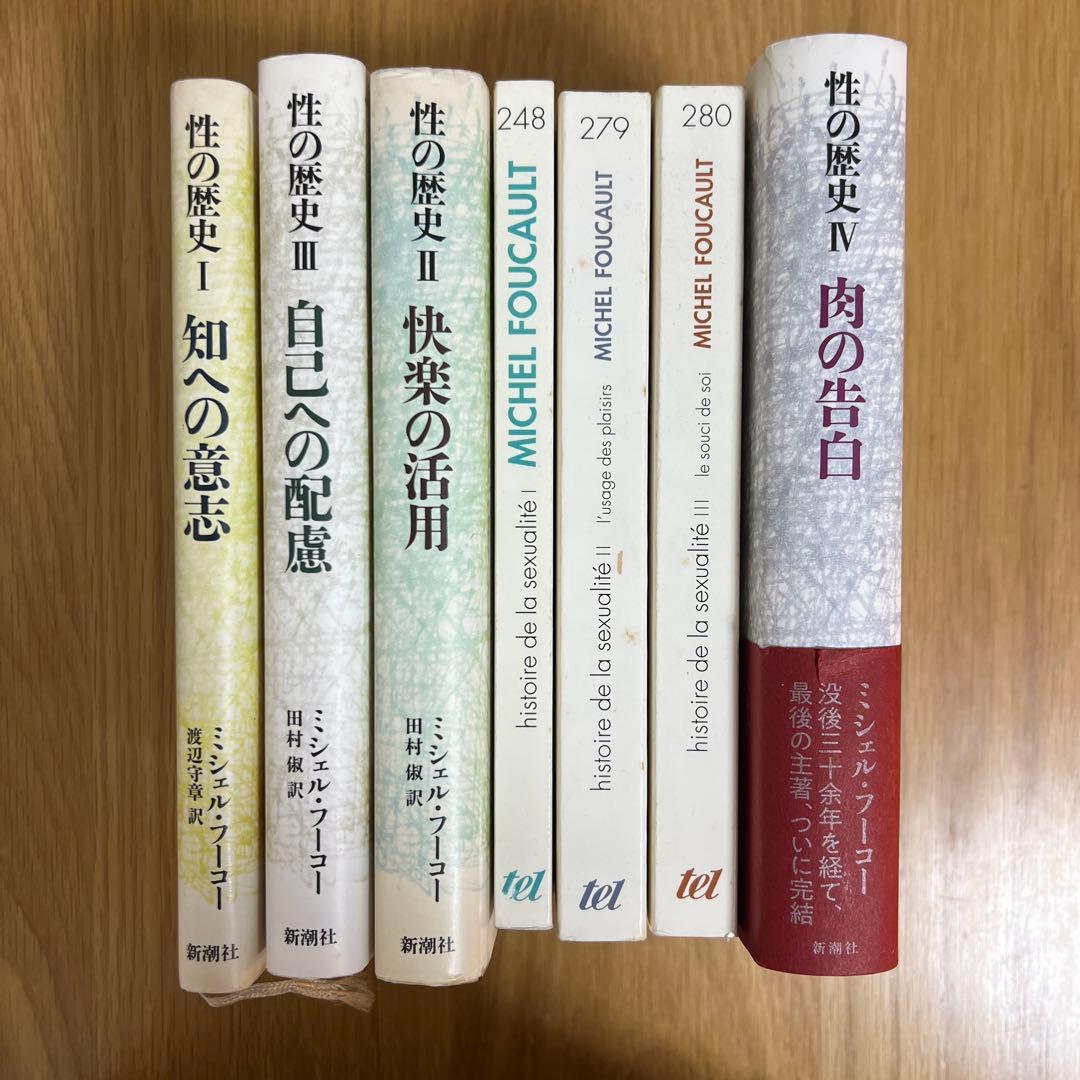 フーコー『性の歴史Ⅳ 肉の告白』などのセット