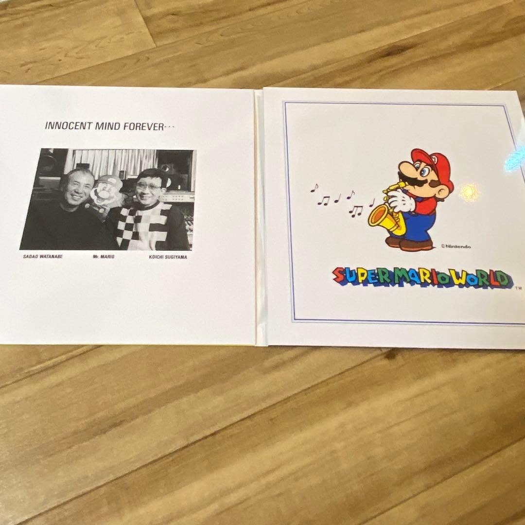 スーパーマリオワールド サントラ レコード アナログ マリオ 美品