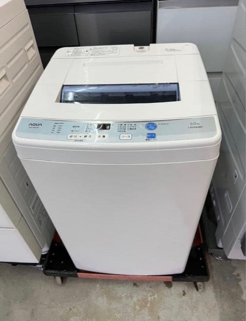 2016年式 6kg AQUA洗濯機 AQW-S60D