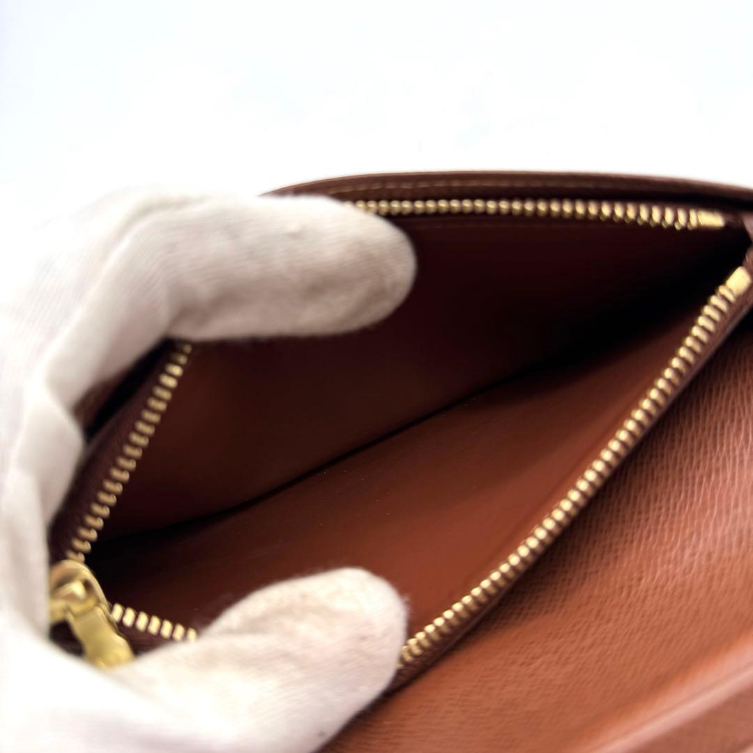 【美品】ルイヴィトン　モノグラム　ポルトフォイユ・ブラザ　長財布　wallet