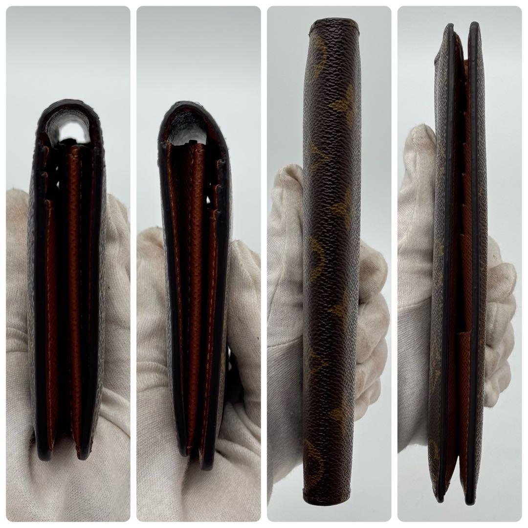 【美品】ルイヴィトン　モノグラム　ポルトフォイユ・ブラザ　長財布　wallet