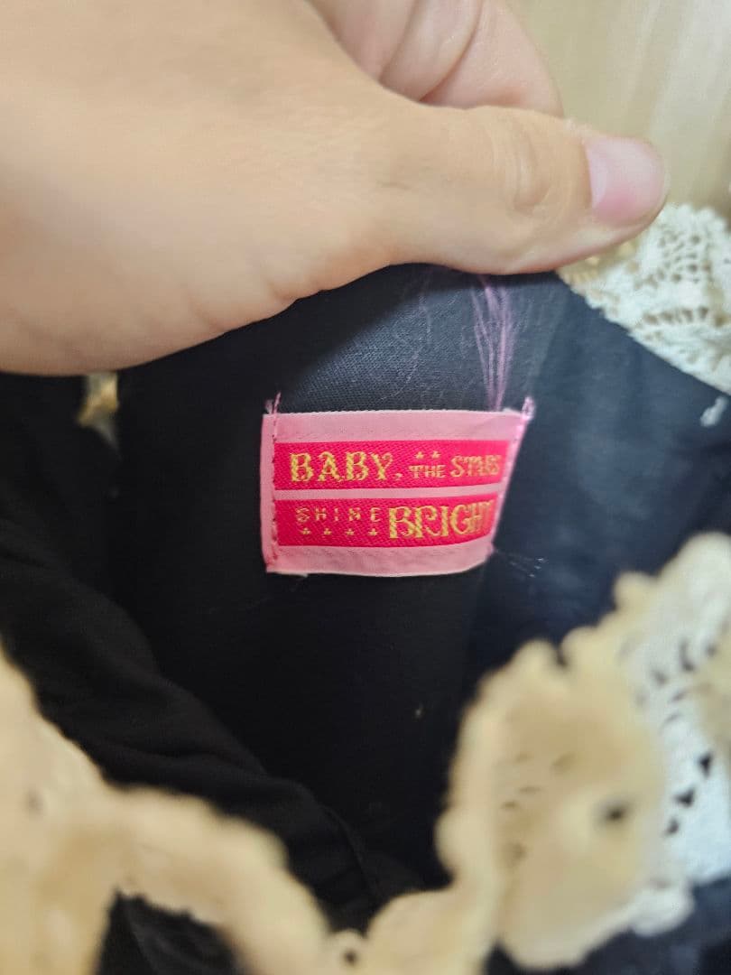 ベイビーザスターズシャインブライト　シャーリングJSK ブラック