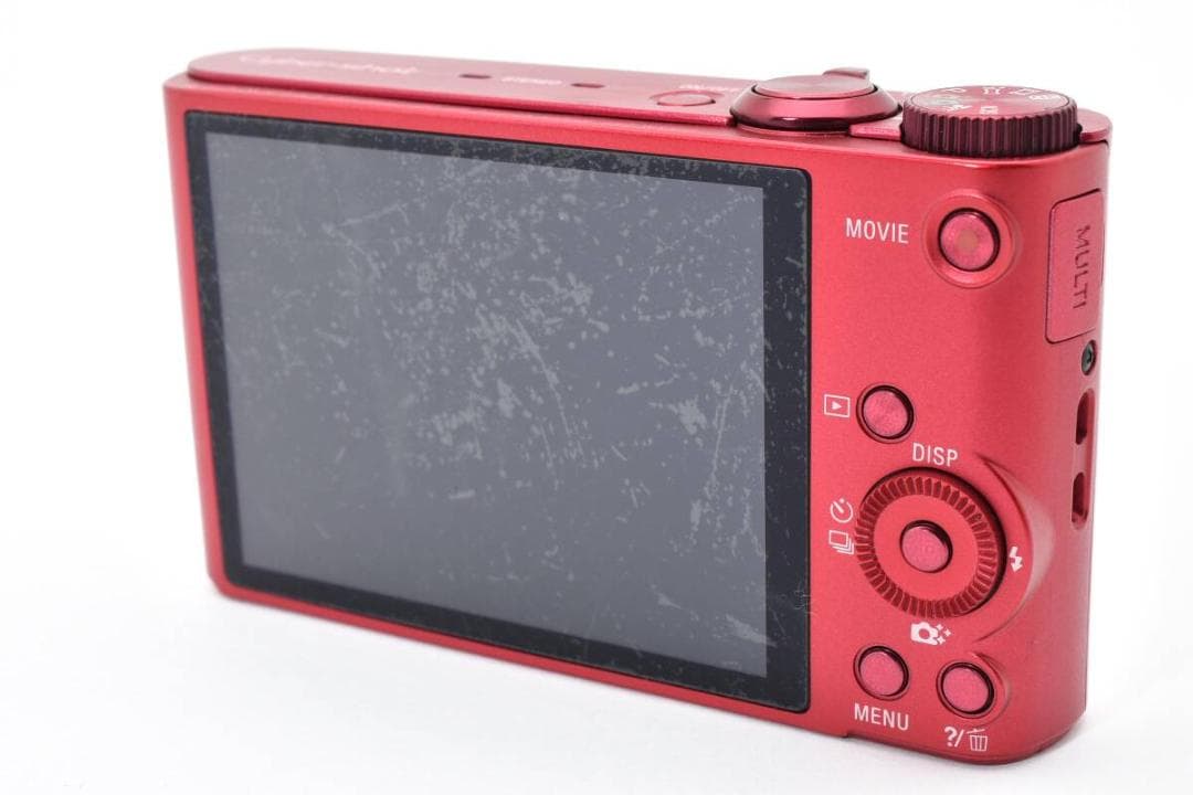 美品　SONY Cyber-shot DSC-WX300 レッド ＃A379