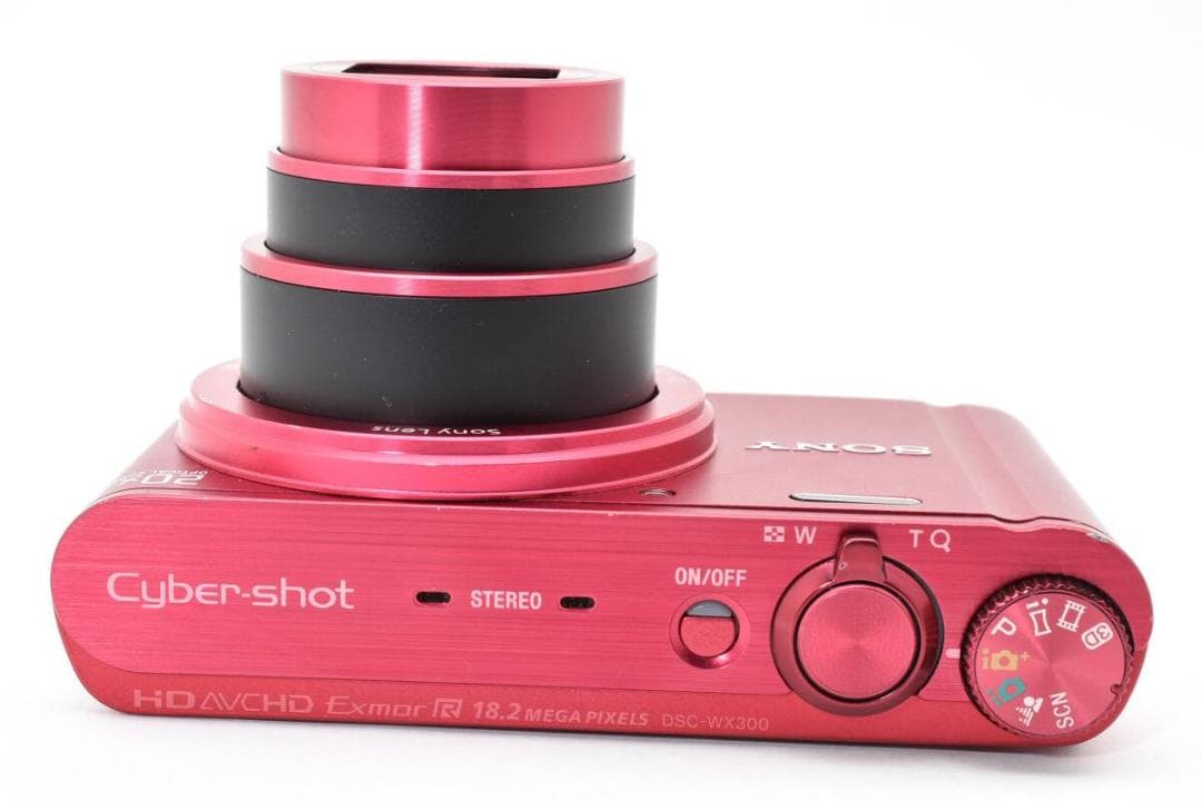 美品　SONY Cyber-shot DSC-WX300 レッド ＃A379