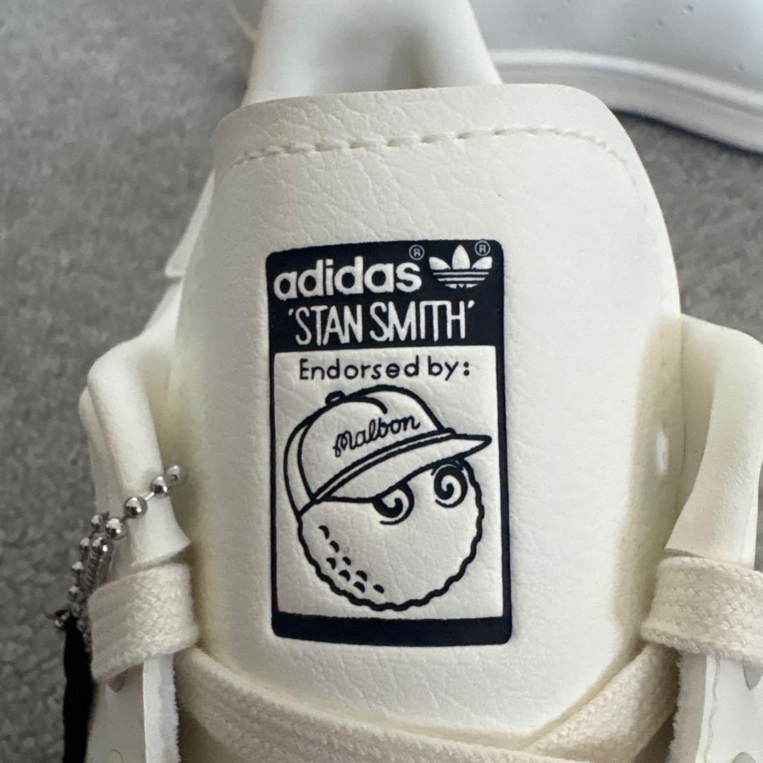 新品　未使用　箱なし　チャーム付き　スタンスミス　マルボンゴルフ25.5cm