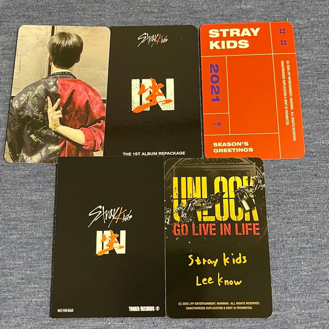 スキズ　StrayKids リノ　トレカ　セット　特典　IN生　unlock