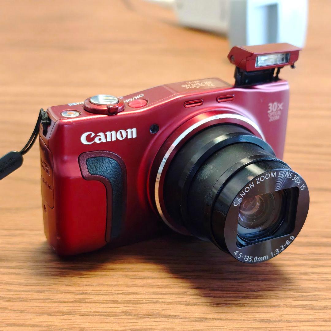 Canon SX700 HS レッド 30倍光学ズーム